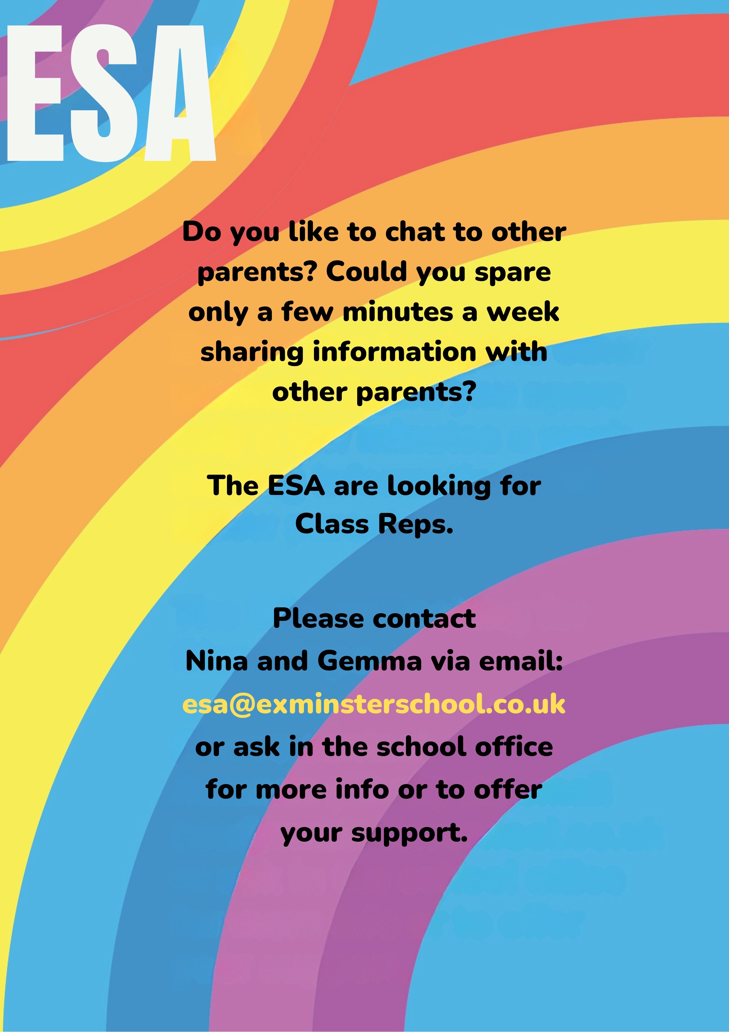 2 ESA Class Reps Poster page 0001new